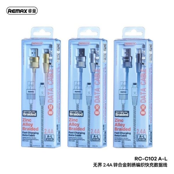 Cáp sạc nhanh REMAX RC-C102 (A-C/A-L)