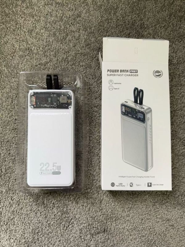 Pin dự phòng 20.000mAh, sạc nhanh kèm cáp, POWER BANK FAST – Super Fast Charger