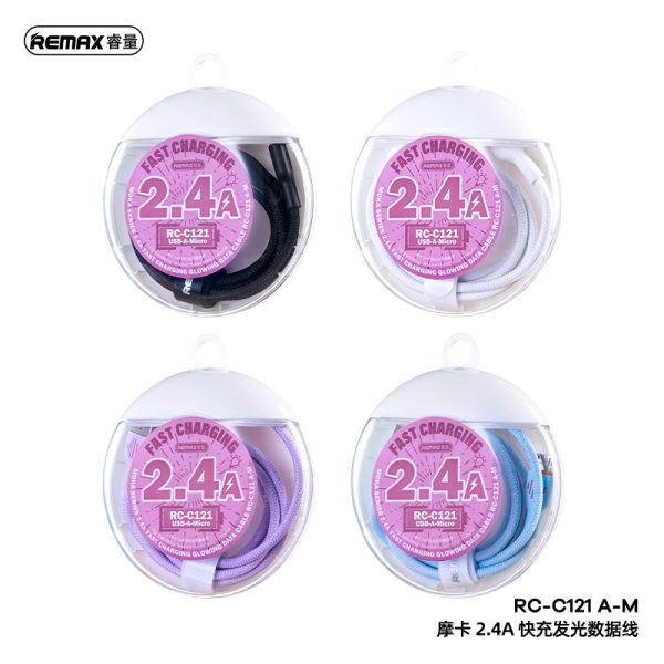 Cáp sạc nhanh Micro REMAX RC-C121 A-M 2.4A
