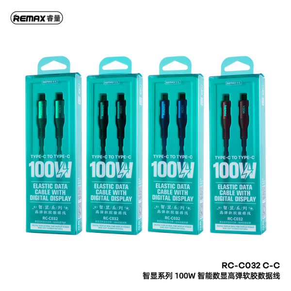 Cáp sạc báo dòng REMAX RC-C032 C-C 100W (Type C To Type C)