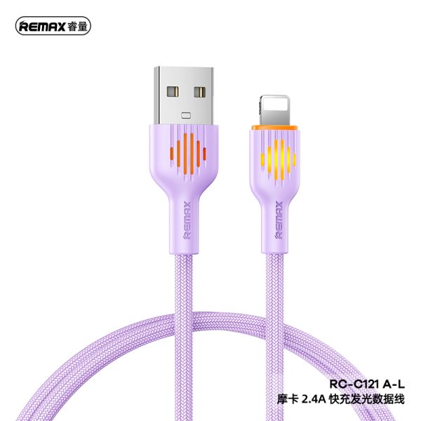 Cáp sạc nhanh Lightning REMAX RC-C121 A-L 2.4A