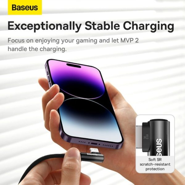 Cáp Sạc Nhanh IPhone 90 Độ Baseus MVP 2 Elbow-shaped Fast Charging Data Cable Type-C to iP 20W