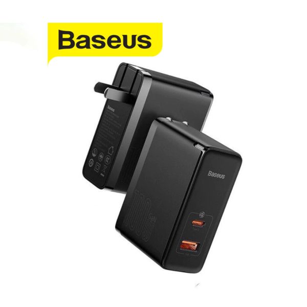 ￼Bo sạc nhanh Baseus GaN5 Pro Fast Charger C+U 100W cao cấp