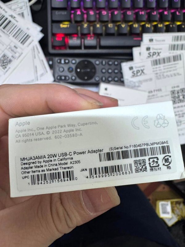 Củ sạc nhận iPhone 20W new 100% - Fulbox - Fake