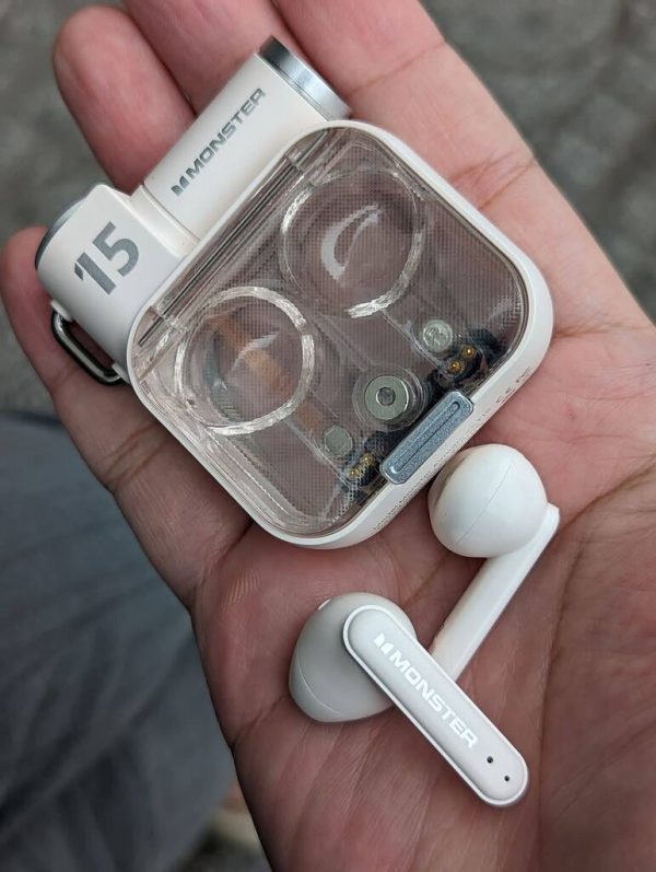 Tai Nghe Bluetooth Monster XKT15 - Mầu Trắng be