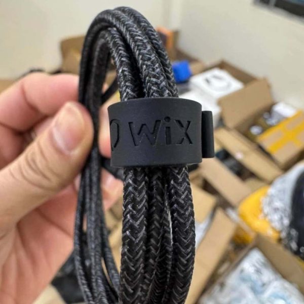 Cáp sạc iPhone dây dù dài 2M hãng WIX Fullbox chân USB-A to Lightning