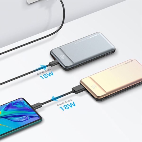 [Vỏ hộp cũ] Pin Dự Phòng sạc nhanh PD 18W Drapow 10000mAh PD15 (Vàng)