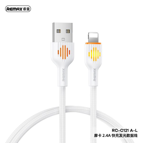 Cáp sạc nhanh Lightning REMAX RC-C121 A-L 2.4A