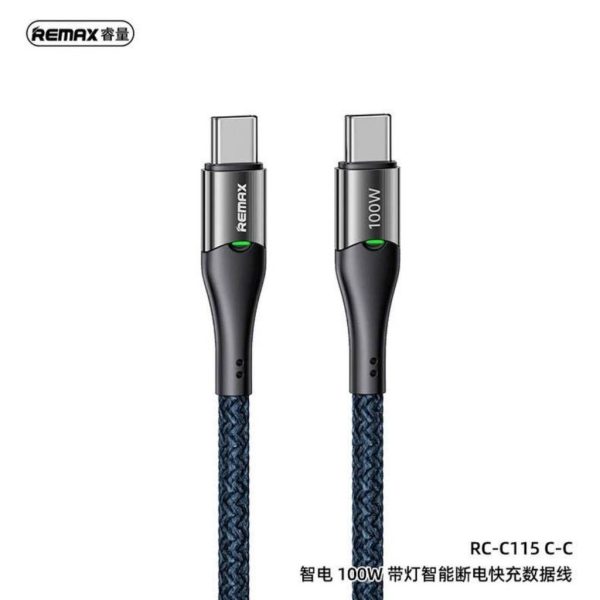 Cáp sạc nhanh tự ngắt REMAX RC-116 PD30W / RC-C115 C-C 100W