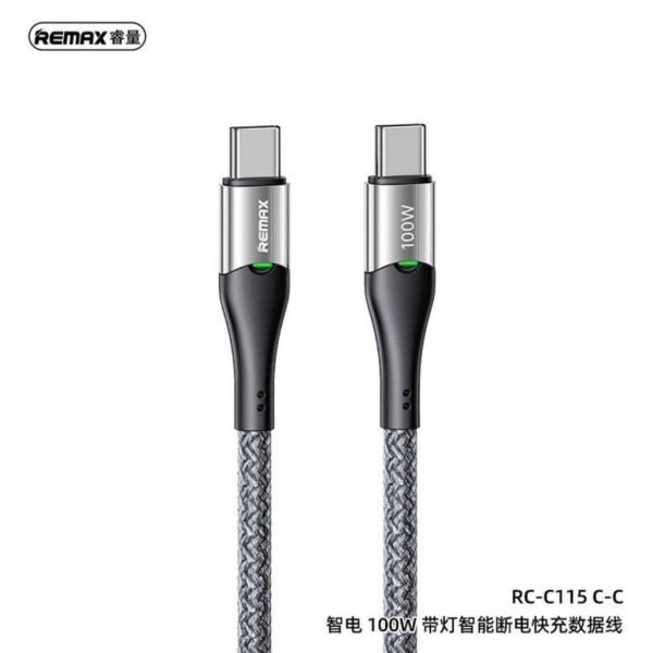Cáp sạc nhanh tự ngắt REMAX RC-116 PD30W / RC-C115 C-C 100W