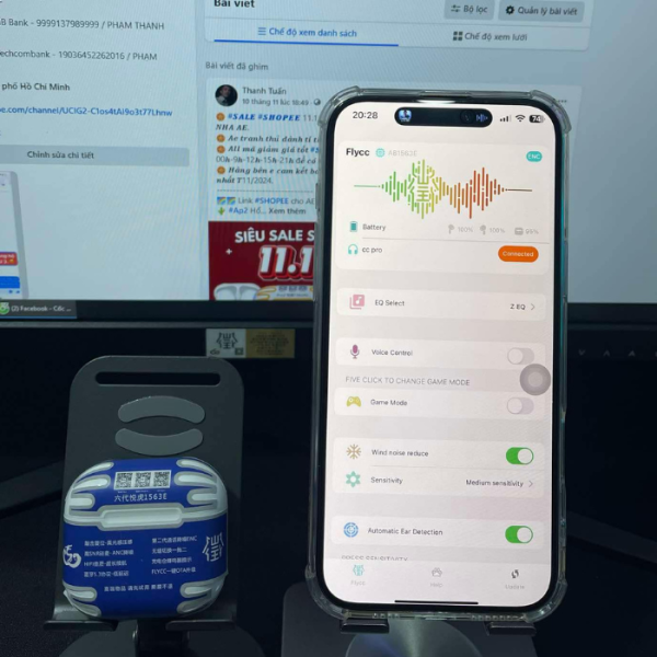 Tai Nghe Ap4 Hổ Vằn 1563E ANC Pin 8h, Chống Ồn, Xuyên Âm HD Bản Cao Cấp Nhất 2025