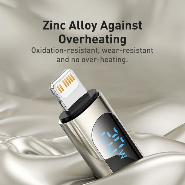 (10 tặng 1) Cáp sạc nhanh tích hợp màn hình LED Baseus Display Fast Charging Data Cable C to IP 20W