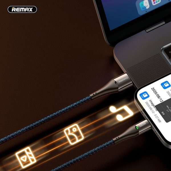 Cáp sạc nhanh tự ngắt REMAX RC-116 PD30W / RC-C115 C-C 100W