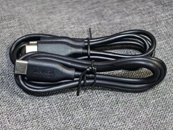 Cáp Anker C to C 65w, dài 0.9m, sạc được iPhone 16, không hộp - MÀU ĐEN