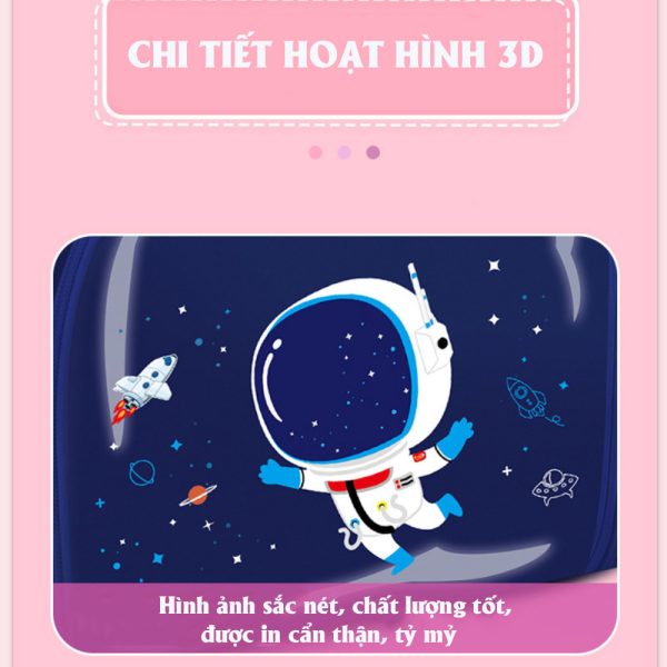 Túi học thêm, túi học phụ đạo BH Kids nhiều ngăn, Mica trong suốt cho bé tiểu học,cặp sách vải Oxfor