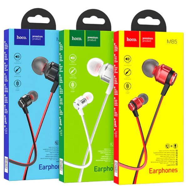 ￼Tai nghe có dây HOCO M85 1.2m 3.5mm điều chỉnh âm lượng kèm micro cho điện thoại