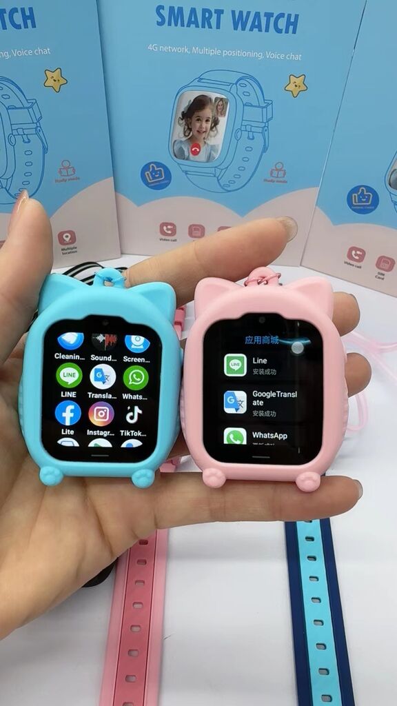Đồng hồ trẻ em thông minh D38, lắp sim, gọi video, có FB Tiktok