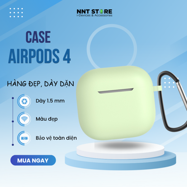 Ốp case hộp đựng tai nghe Airpods 4