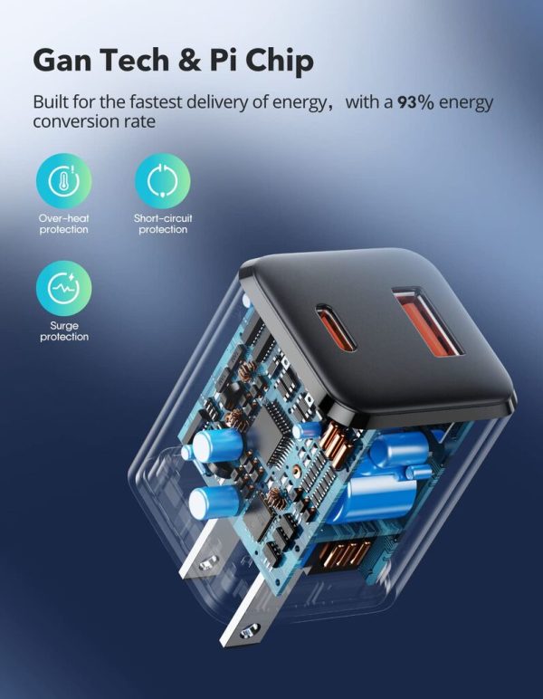 Củ sạc nhanh THREEKEY 2 cổng A+C PD 3.0 PPS 33W TK-108 Củ sạc nhanh THREEKEY 2 cổng A+C PD 3.0 PPS 33W TK-108