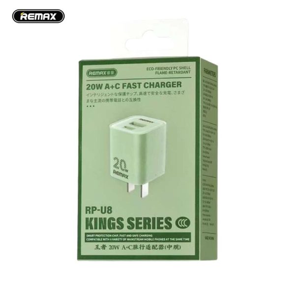 Củ Sạc Nhanh REMAX RP-U8 20W – Sạc Nhanh Gọn, An Toàn Tối Đa Củ Sạc Nhanh REMAX RP-U8 20W – Sạc Nhanh Gọn, An Toàn Tối Đa