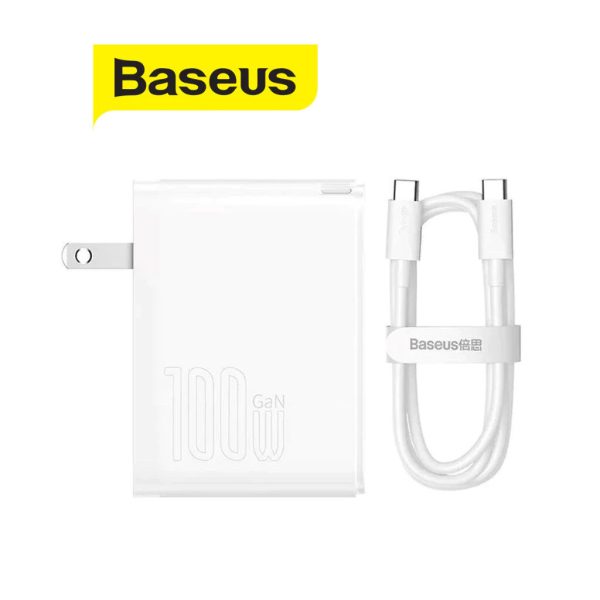 ￼Bo sạc nhanh Baseus GaN5 Pro Fast Charger C+U 100W cao cấp