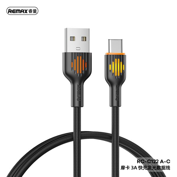 Cáp sạc nhanh Type C REMAX RC-C122 A-C 2.4A Cáp sạc nhanh Type C REMAX RC-C122 A-C 2.4A