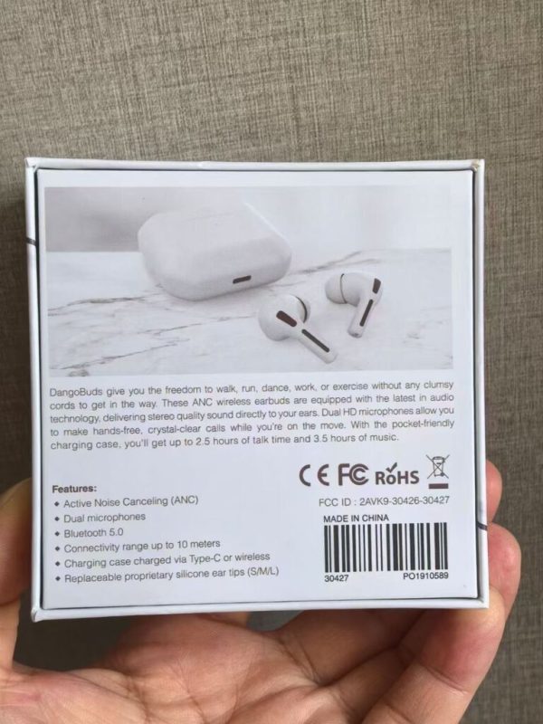 Tai Nghe TWS DANGOBUDS, chống ồn chủ động ANC, Bluetooth 5.0, sạc ko dây Tai Nghe TWS DANGOBUDS, chống ồn chủ động ANC, Bluetooth 5.0, sạc ko dây