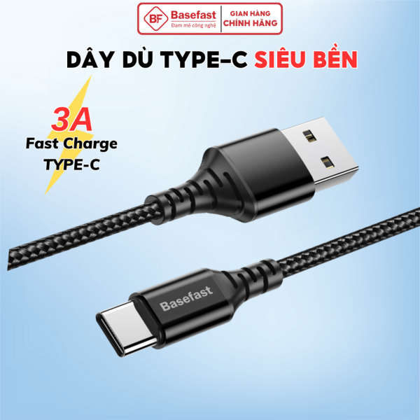 Basefast CS14i Cáp dù sạc nhanh 2.4A chân Iphone