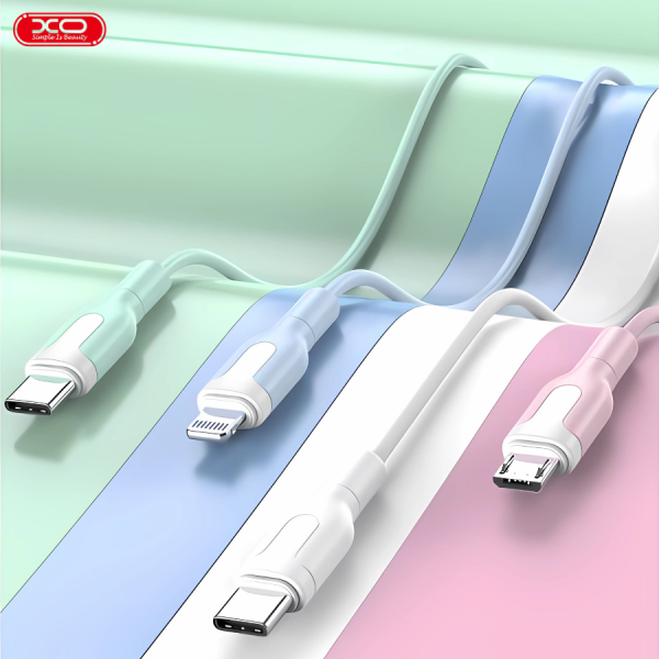 Cáp sạc XO-NB212 A-L Đóng hũ 30 sợi, đủ màu, đủ tiện lợi!