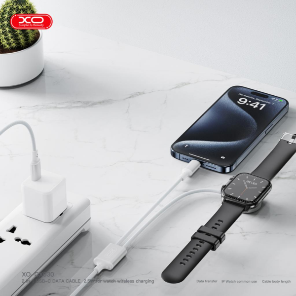 Cáp sạc 2IN1 XO-CX030 – Sạc AW, PD 60W, truyền dữ liệu ổn định
