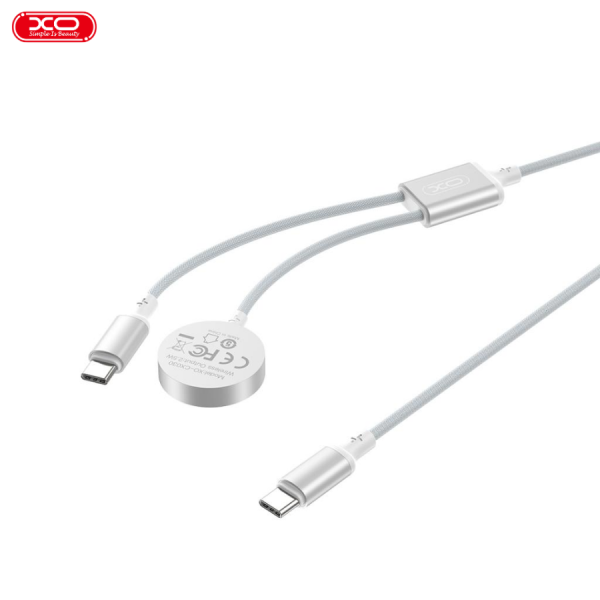 Cáp sạc 2IN1 XO-CX030 – Sạc AW, PD 60W, truyền dữ liệu ổn định