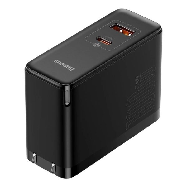 ￼Bo sạc nhanh Baseus GaN5 Pro Fast Charger C+U 100W cao cấp