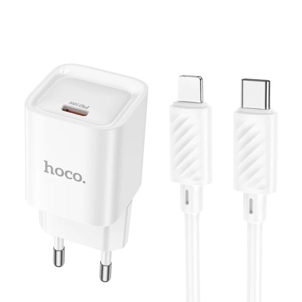 ￼Bộ sạc nhanh 20w pd Hoco dành cho phone x...11 12 13 14 củ sạc công nghệ mới giảm nhiệt độ sạc pd20