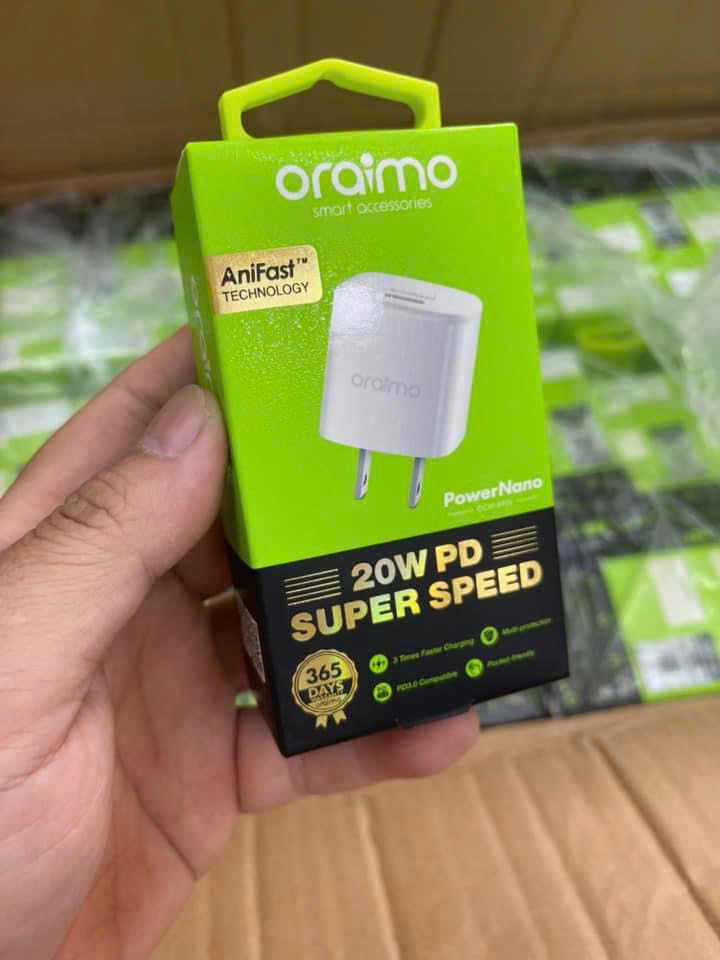 Củ sạc chính hãng Oraimo 20W
