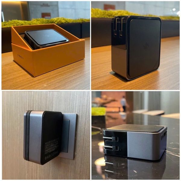 Củ Sạc Nhanh 3 IN 1 - Tích Hợp Sạc Tường Kiêm Sạc Dự Phòng Không Dây Mipow Cube X4