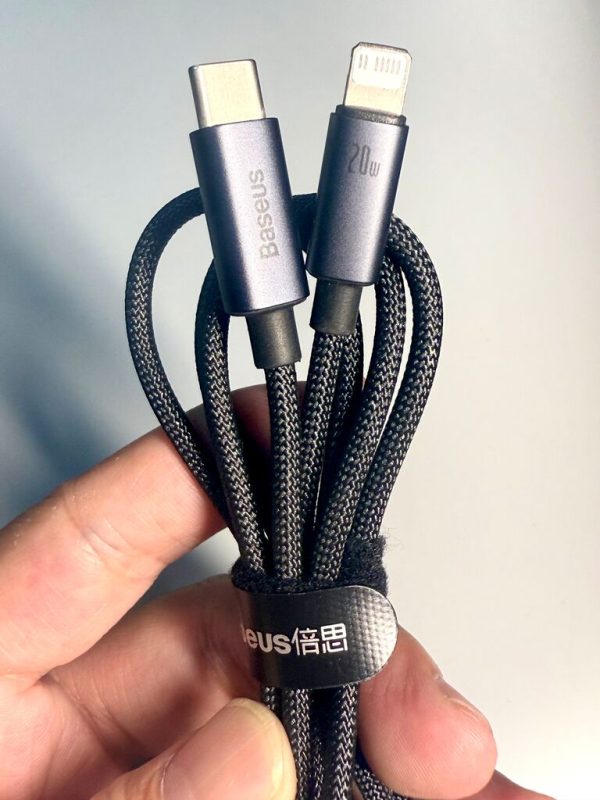 Cáp sạc nhanh Baseus PD 20w (ko hộp)
