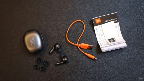 Màu Đen - Tai nghe Bluetooth hãng JBL T280 TWS NC2, chống ồn chủ động ANC, hàng chính hãng