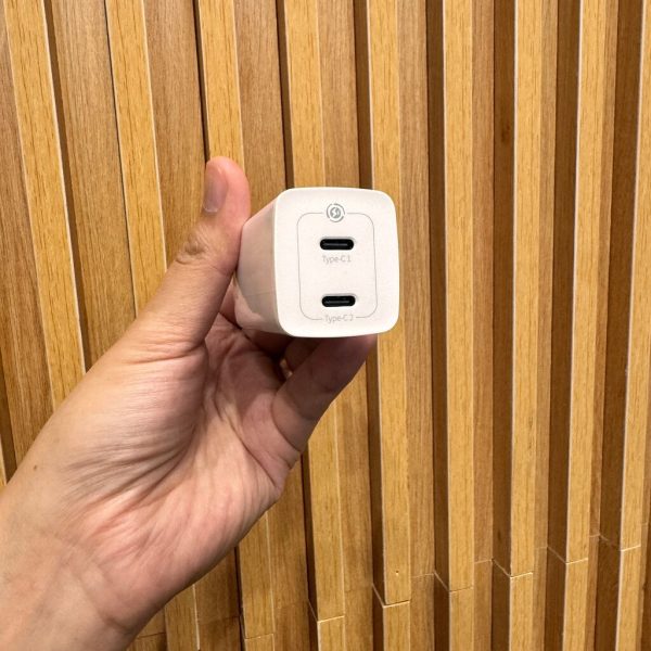 Củ sạc Baseus 65W 2 cổng C ( không hộp - 2 chân tròn) Củ sạc Baseus 65W 2 cổng C ( không hộp - 2 chân tròn)