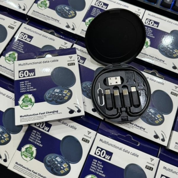 cáp sạc đa năng 6in1 PHANTOM PT3