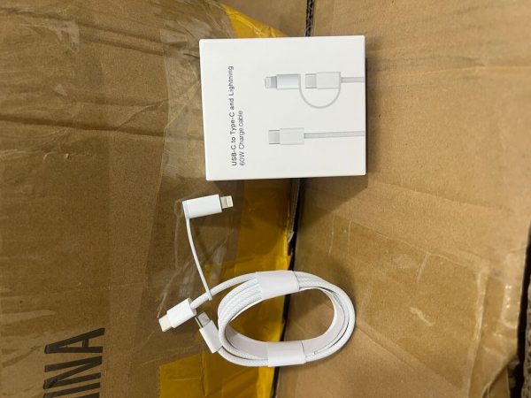 Cáp dù đa năng 60W sạc cả type C và LN