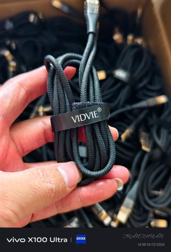 Cáp sạc nhanh C to L VIDVIE Cáp sạc nhanh C to L VIDVIE