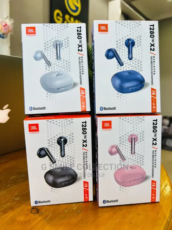 Tai nghe Bluetooth TWS hãng JBL T280TWS X2 Tai nghe Bluetooth TWS hãng JBL T280TWS X2