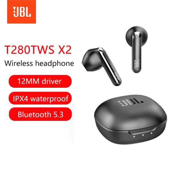 Tai nghe Bluetooth TWS hãng JBL T280TWS X2 Tai nghe Bluetooth TWS hãng JBL T280TWS X2