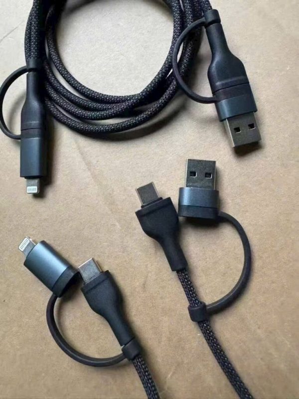 Cáp sạc dây dù 4 in 1 nội địa (hàng trần)