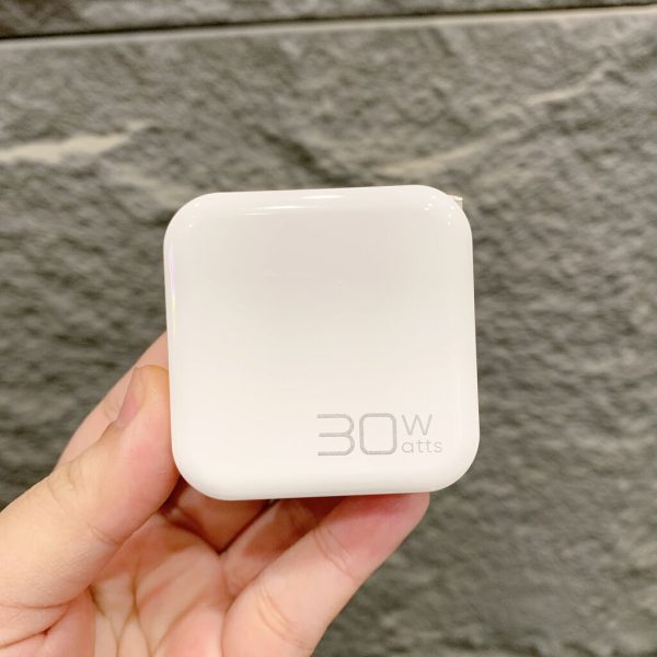 Củ Sạc nhanh 30W JSAUX , chân gập dẹt