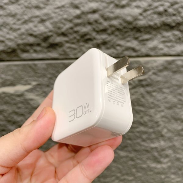 Củ Sạc nhanh 30W JSAUX , chân gập dẹt