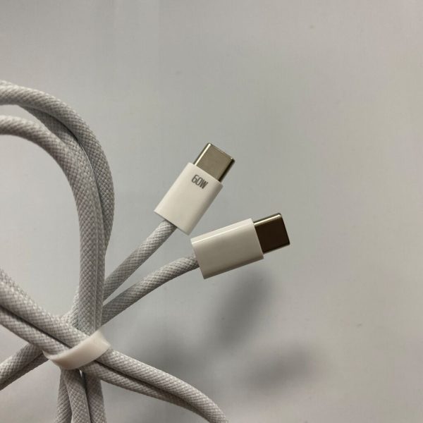 Cáp sạc dây dù C to C 60w dài 1m hãng TOOCKI YS02 - Trắng