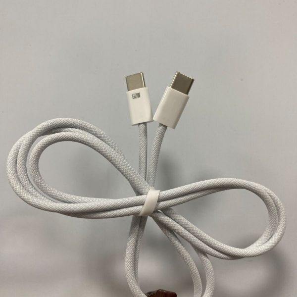 Cáp sạc dây dù C to C 60w dài 1m hãng TOOCKI YS02 - Trắng