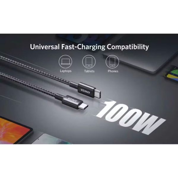 Cáp sạc nhanh 100W Anker C-C A8756 (màu đen)