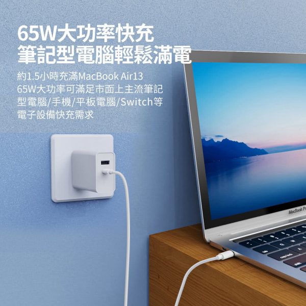 Củ sạc nhanh 65W Nokia P6309 , hai cổng sạc USB-C + USB-A, có PPS